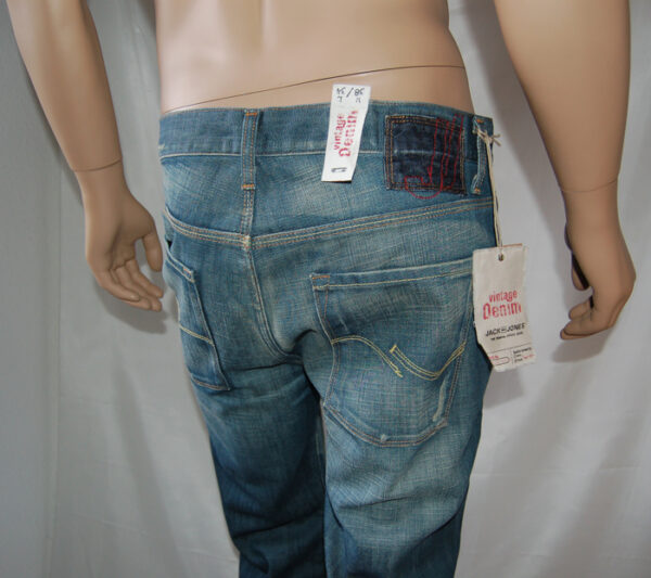 Jack & Jones Herren Jeans Gate Blau – Bild 4