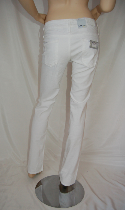 Lee Coral Damen Jeans Weiß Stretchjeans L3732712 – Bild 3