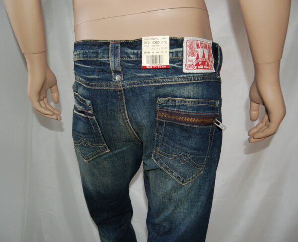 Mustang Cooper Herren Jeans 193 Base Blau – Bild 4