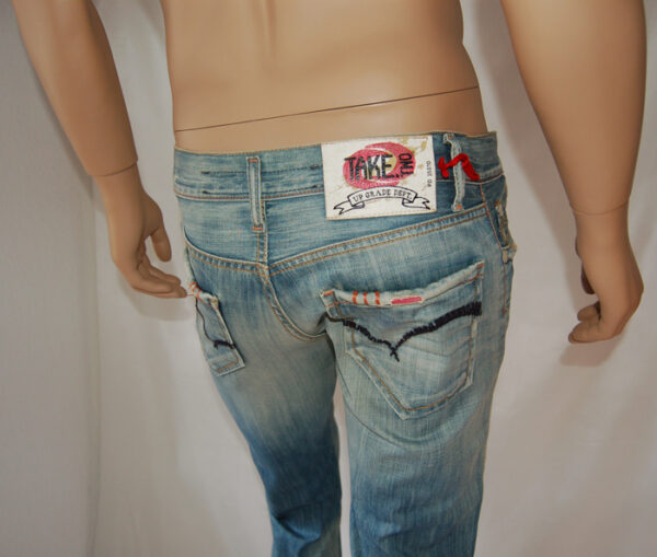 Take Two Herren Jeans Kanjiro Blau DO565 – Bild 4