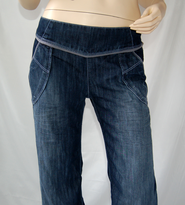 Tom Tailor Loose Fit Damen Jeans Hose Blau Sport Boyfriend Style – Bild 2