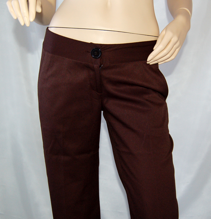 Vero Moda Damen Hose Braun Hank Terry Pant – Bild 2