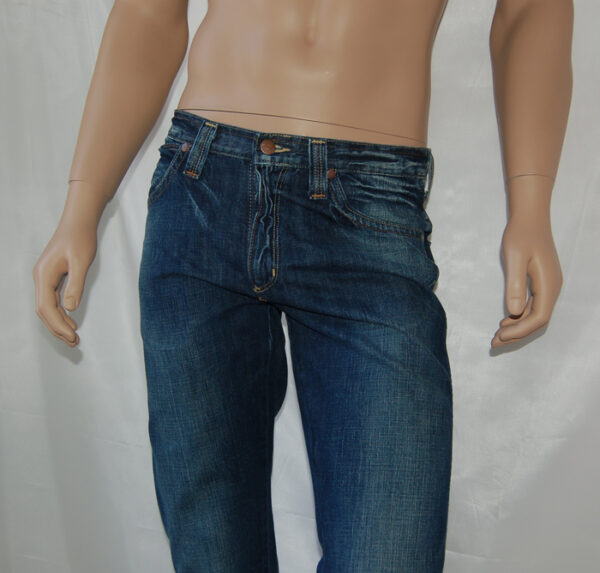 Wrangler Herren Jeans Alaska Vintage-Look 17799933 Blau – Bild 2